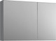 Миниатюра изображения товара Шкаф с зеркалом для ванной Lauter Mia 80 (графит)