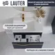 Миниатюра изображения товара Тумба под умывальник Lauter Eva 69 (гранатовый полуматовый, ручка золото матовая сталь)