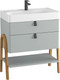 Миниатюра изображения товара Тумба под умывальник Lauter Estel 70 (светло-серый п/мат)