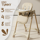 Миниатюра изображения товара Стульчик для кормления NINO Tummy / YY3-3 (бежевый)