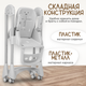 Миниатюра изображения товара Стульчик для кормления NINO Tummy / YY3-3 (белый)