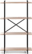 Миниатюра изображения товара Стеллаж Gutta 4 полки 151x92x34 (эвок/черный)
