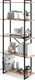Миниатюра изображения товара Стеллаж Gutta 5 полок 196x92x34 (эвок/черный)