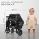 Миниатюра изображения товара Детская прогулочная коляска Labalu Wave Q7 (черный)