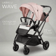 Миниатюра изображения товара Детская прогулочная коляска Labalu Wave Q7 (розовый)