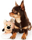 Миниатюра изображения товара Игрушка для собак ZooZooZoo Лиса 39151/ZZ (оранжевый)
