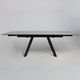 Миниатюра изображения товара Обеденный стол Аврора Монако 1600/2240x900 (камень серый Greys Grey/черный матовый)