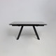 Миниатюра изображения товара Обеденный стол Аврора Монако 1600/2240x900 (камень серый Greys Grey/черный матовый)