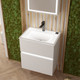 Миниатюра изображения товара Тумба под умывальник Lauter Emma 60 (белый глянец)
