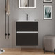 Миниатюра изображения товара Тумба под умывальник Lauter Emma 60 (черный мат)
