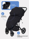 Миниатюра изображения товара Детская прогулочная коляска MOWbaby Turbo 2.0 / MB021 (черный)