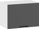 Миниатюра изображения товара Шкаф навесной для кухни ТриЯ Гренада 1В5Г (белый/холст вулкан)