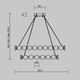 Миниатюра изображения товара Люстра Freya Collar FR6180PL-L70B