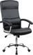 Миниатюра изображения товара Кресло офисное King Style SHL-2 Sane PU Chrome (черный)