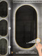 Миниатюра изображения товара Зеркало Emze 43x88 / LED.UV.43.88.AUR (золото с УФ-окантовкой и подсветкой)