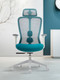 Миниатюра изображения товара Кресло офисное Sparx FX-28-1 Fansil (White/Cyan)