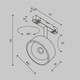Миниатюра изображения товара Трековый светильник Maytoni Lens TR217-2-15W4K-B