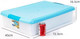 Миниатюра изображения товара Контейнер для хранения Iris Thin Box / UG-725B (34л, прозрачный-голубой)