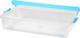 Миниатюра изображения товара Контейнер для хранения Iris Thin Box / UG-850B (85л, прозрачный-голубой)