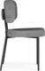 Миниатюра изображения товара Стул Woodville Вакао (антрацитовый/черный)