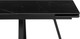 Миниатюра изображения товара Обеденный стол Notta Памелла 140/200x80 (черный мрамор/черный)