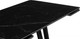 Миниатюра изображения товара Обеденный стол Notta Памелла 140/200x80 (черный мрамор/черный)