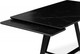 Миниатюра изображения товара Обеденный стол Notta Памелла 140/200x80 (черный мрамор/черный)
