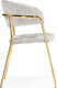Миниатюра изображения товара Стул Woodville Kamelia (светло-серый/золотистый)