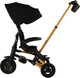 Миниатюра изображения товара Трехколесный велосипед с ручкой QPlay Sprinter Sl / S700-17 (черный/золото)