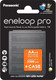 Миниатюра изображения товара Комплект аккумуляторов Panasonic Eneloop Pro AA 2500 4BP / BK-3HCDE/4CP+case (4шт)