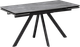 Миниатюра изображения товара Обеденный стол Notta Вилли 140/200x80 (серый мрамор/черный )