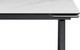 Миниатюра изображения товара Обеденный стол Notta Джек 140/200x80 (белый мрамор/черный)
