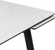 Миниатюра изображения товара Обеденный стол Notta Джек 140/200x80 (белый мрамор/черный)