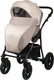 Миниатюра изображения товара Детская универсальная коляска Alis Alvaro F 3в1 (Al 11, темно-бежевый/светло-бежевый/бежевая кожа)