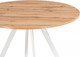 Миниатюра изображения товара Обеденный стол Woodville Баргел 90x90x75 (дуб вотан/белый)