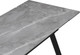 Миниатюра изображения товара Обеденный стол Notta Норман 140/200x80 (серый мрамор/черный)