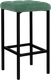 Миниатюра изображения товара Табурет барный Woodville Лофт (изумруд/черный матовый)