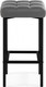 Миниатюра изображения товара Табурет барный Woodville Лофт (темно-серый/черный матовый)