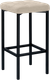 Миниатюра изображения товара Табурет барный Woodville Лофт (крем/черный матовый)