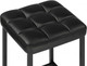 Миниатюра изображения товара Табурет барный Woodville Лофт (кож.зам. d6/черный матовый)