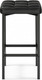 Миниатюра изображения товара Табурет барный Woodville Лофт (кож.зам. d6/черный матовый)