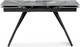 Миниатюра изображения товара Обеденный стол Woodville Хорсборо 140/200х80х79 (оробико/черный)