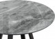 Миниатюра изображения товара Обеденный стол Woodville Норфолк 100 (серый мрамор/черный)