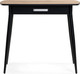 Миниатюра изображения товара Обеденный стол Woodville Вики 90х60х77 (делано/черный)