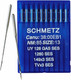 Миниатюра изображения товара Набор игл для промышленной швейной машины Schmetz UYx128 GAS 85 SES Sch-10 (10шт, для трикотажа)