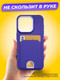 Миниатюра изображения товара Чехол-накладка Case Matte Card Case для iPhone 15 (фиолетовый матовый)