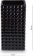 Миниатюра изображения товара Ваза Mandarin Decor Флоренция / FS13771-25 (черная)