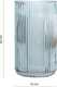 Миниатюра изображения товара Ваза Mandarin Decor Прима / GL50112-22blue (голубой)