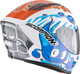 Миниатюра изображения товара Мотошлем Scorpion Exo Exo-jnr Air The4elements (р. L, белый/синий/оранжевый)