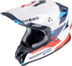 Миниатюра изображения товара Мотошлем Scorpion Exo Vx-16 Evo Air Rod (р. M, белый/красный/синий)